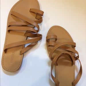Tans strappy sandals